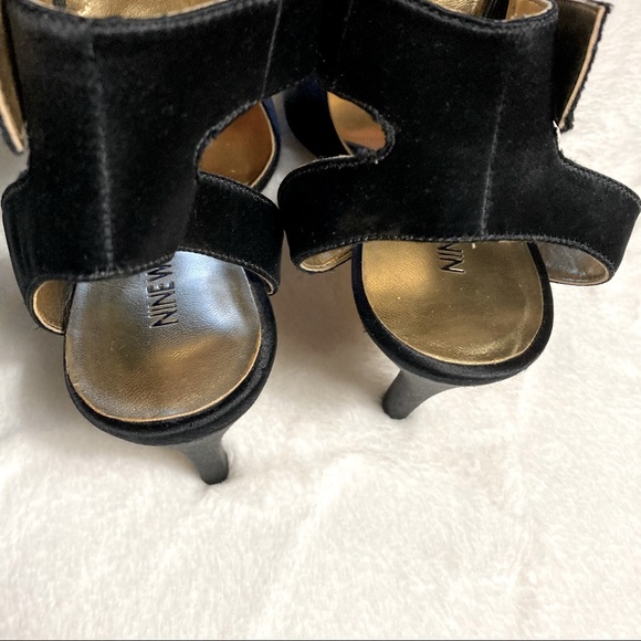 Nine West Black Satin Heels - Picture 13 of 15